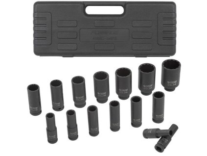 Nabor dolgih udarnih nastavkov 1/2" 10-36mm