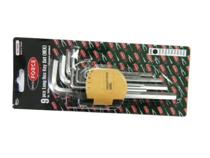 Set dolgih imbus ključev 9 kosov.