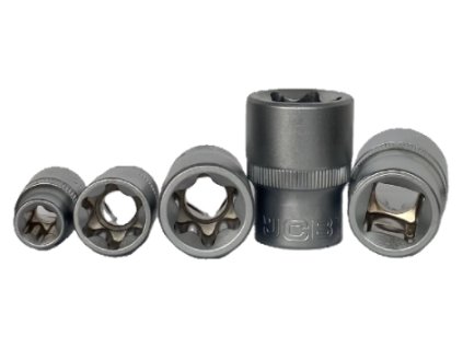 JCB TORX nastavka 1/2" Cr-V E10 nastavni ključ