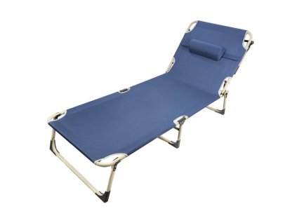 lezak ogrodowy skladany z zaglowkiem