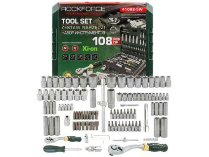 Set orodja 108 delov 1/4" 1/2" Xi-on