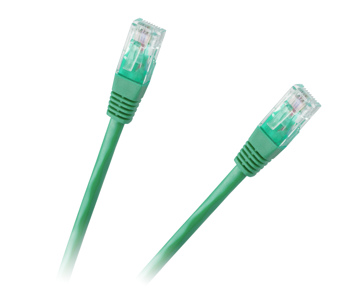 CABLETECH Spletni kabel 1,0m CCA zeleni kat.6e