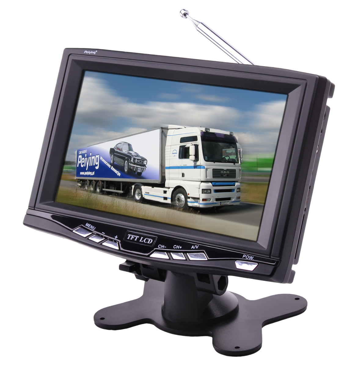 Monitor za avto Peiying 7" LCD TV, SD, USB