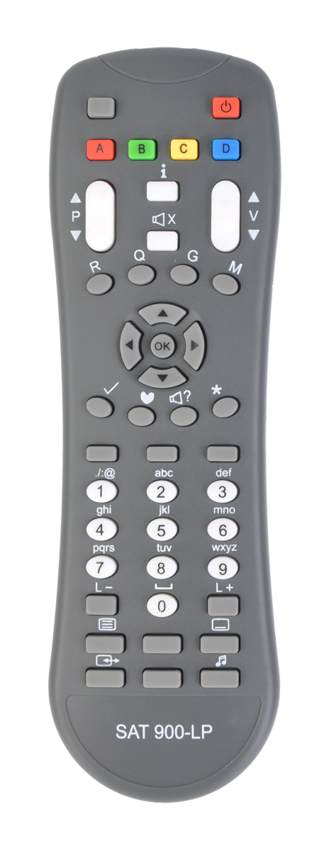CABLETECH Daljinski upravljalnik TV-SAT900