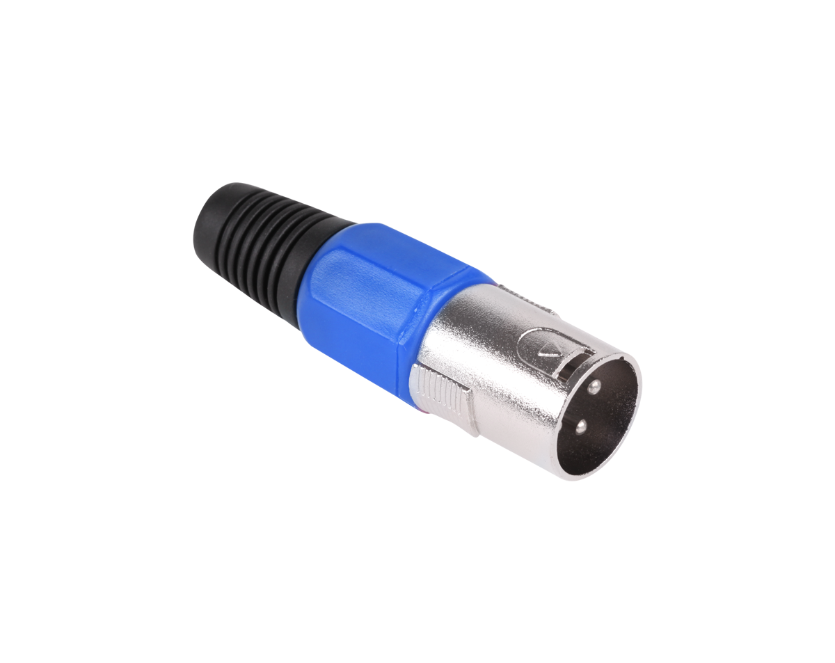 CABLETECH XLR konektor (Canon) vtič, moder