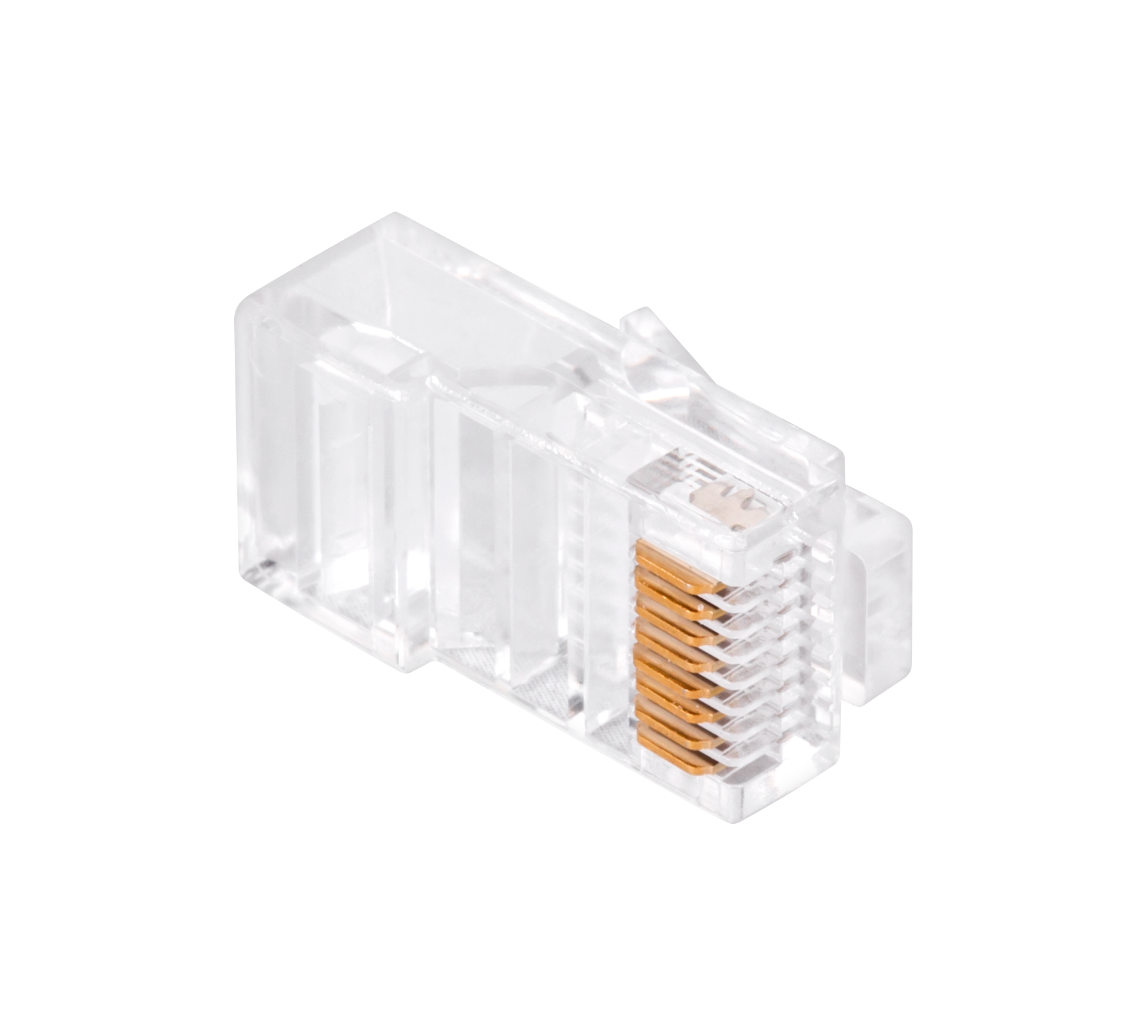 CABLETECH RJ45 8P8C prehodni konektor CAT.5E za kabel