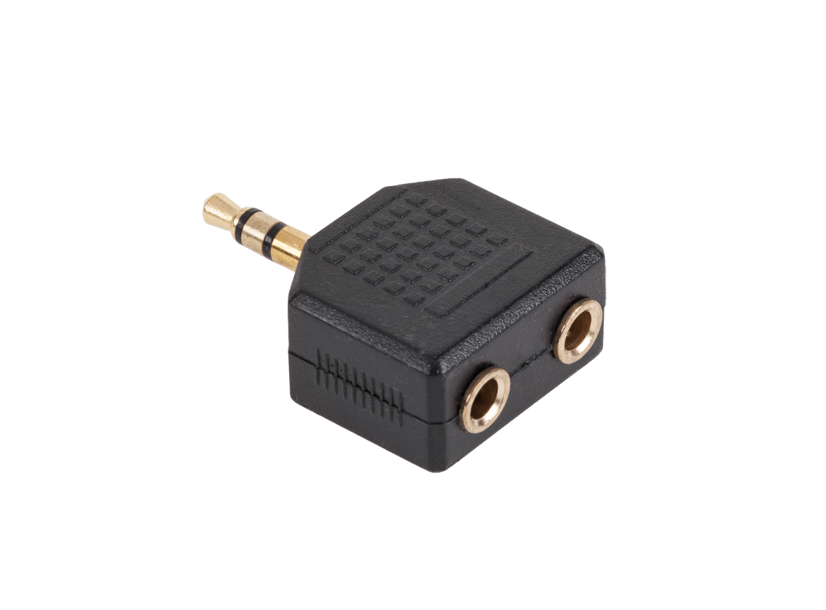 CABLETECH Vtič 3,5 mm - 2x vtič 3,5 mm redukcija ZLA0299