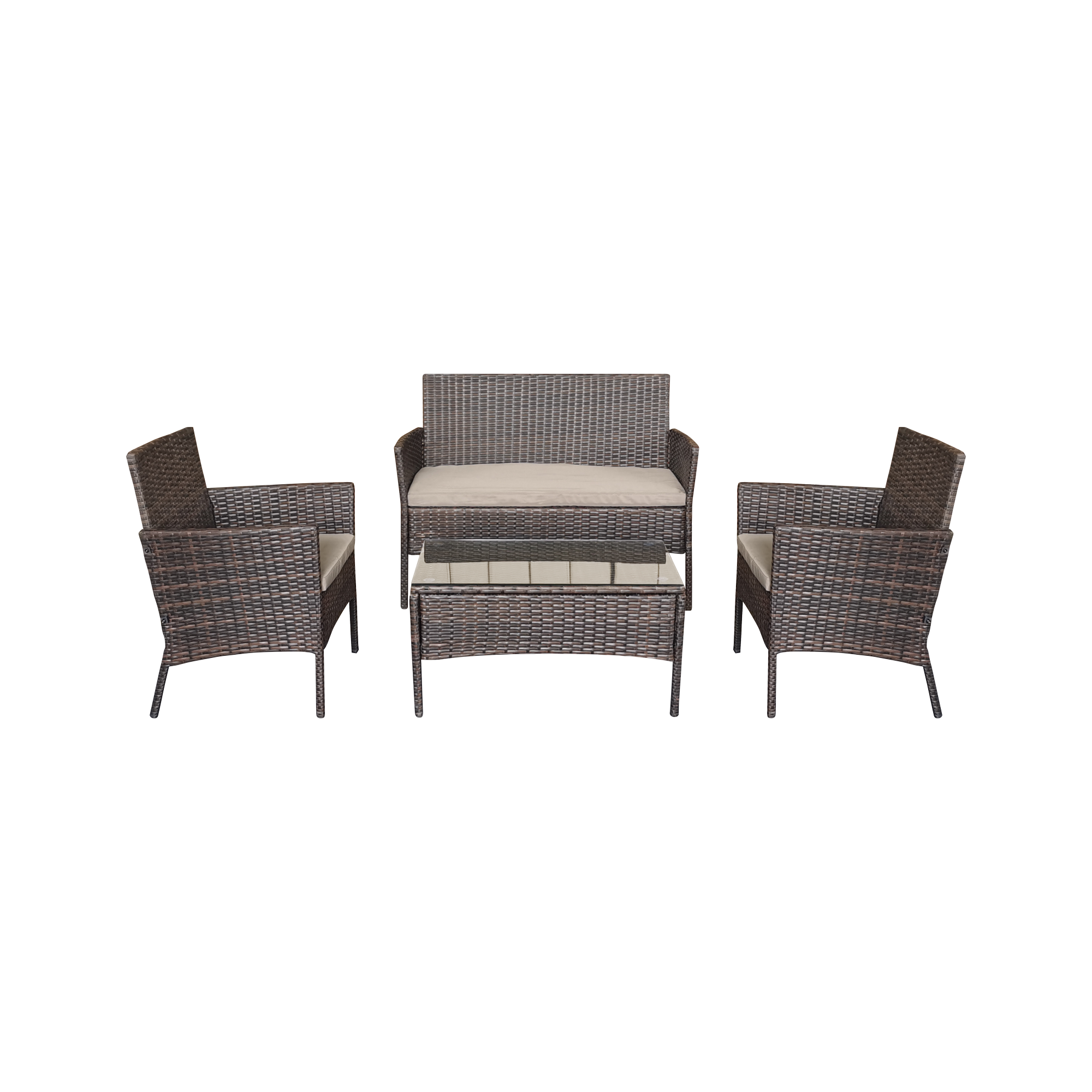 Vrtno pohištvo TEESA ROSE rjava