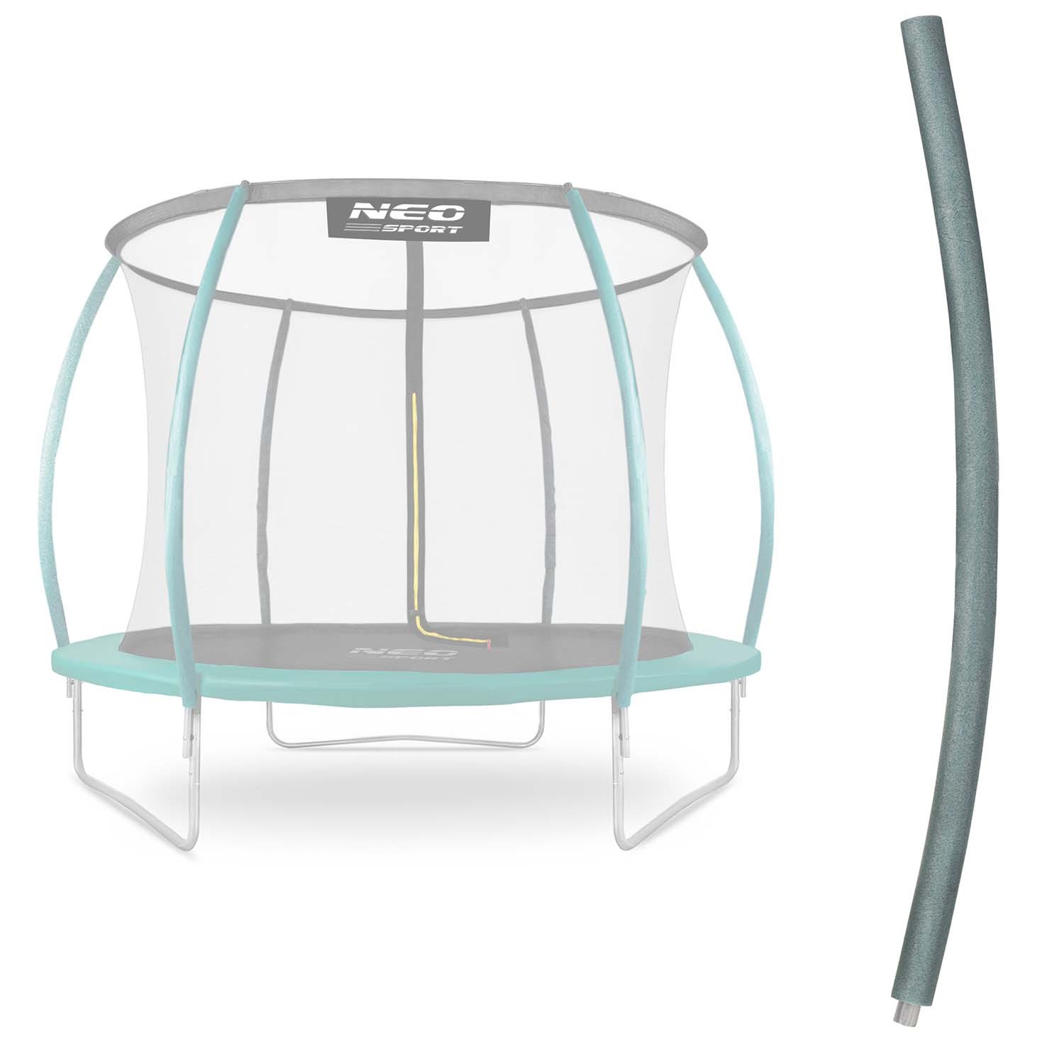 Neo-Sport Nadomestna palica za trampolin z notranjo mrežo C 252 - 435cm zelena