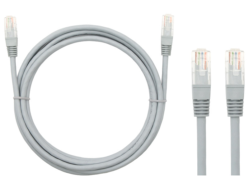 BLOW Omrežni kabel 1,0m siva