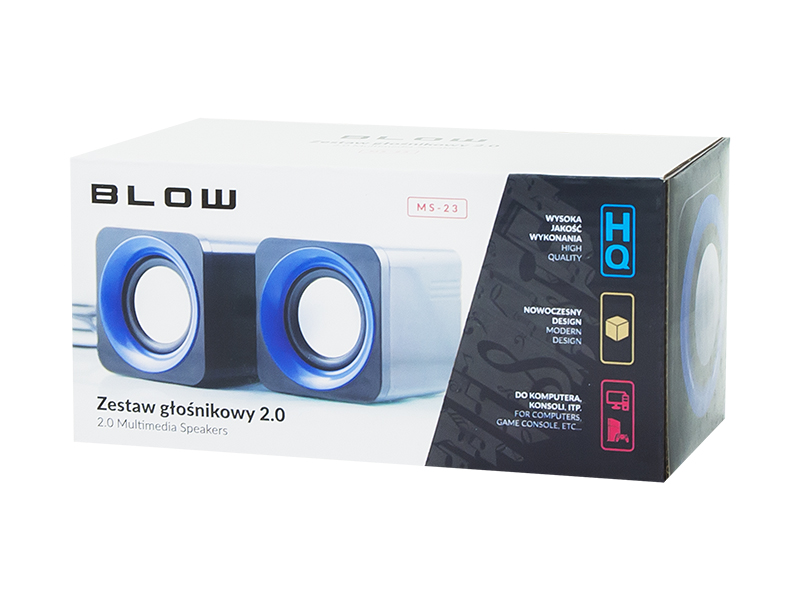 BLOW Računalniški zvočniki 2,0 MS-23
