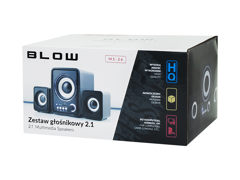 BLOW Računalniški zvočniki 2,1 MS-26