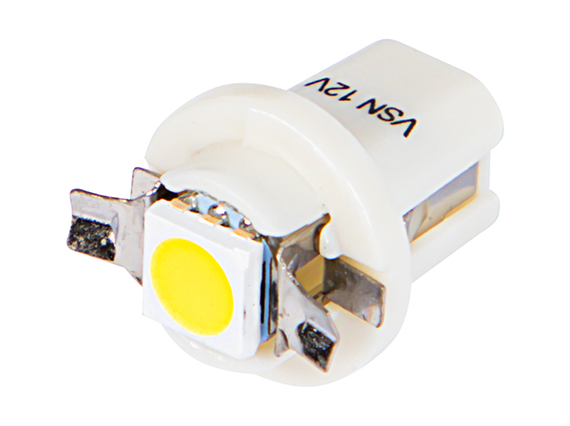 T5 BAX B8,5d 12V ravna bela