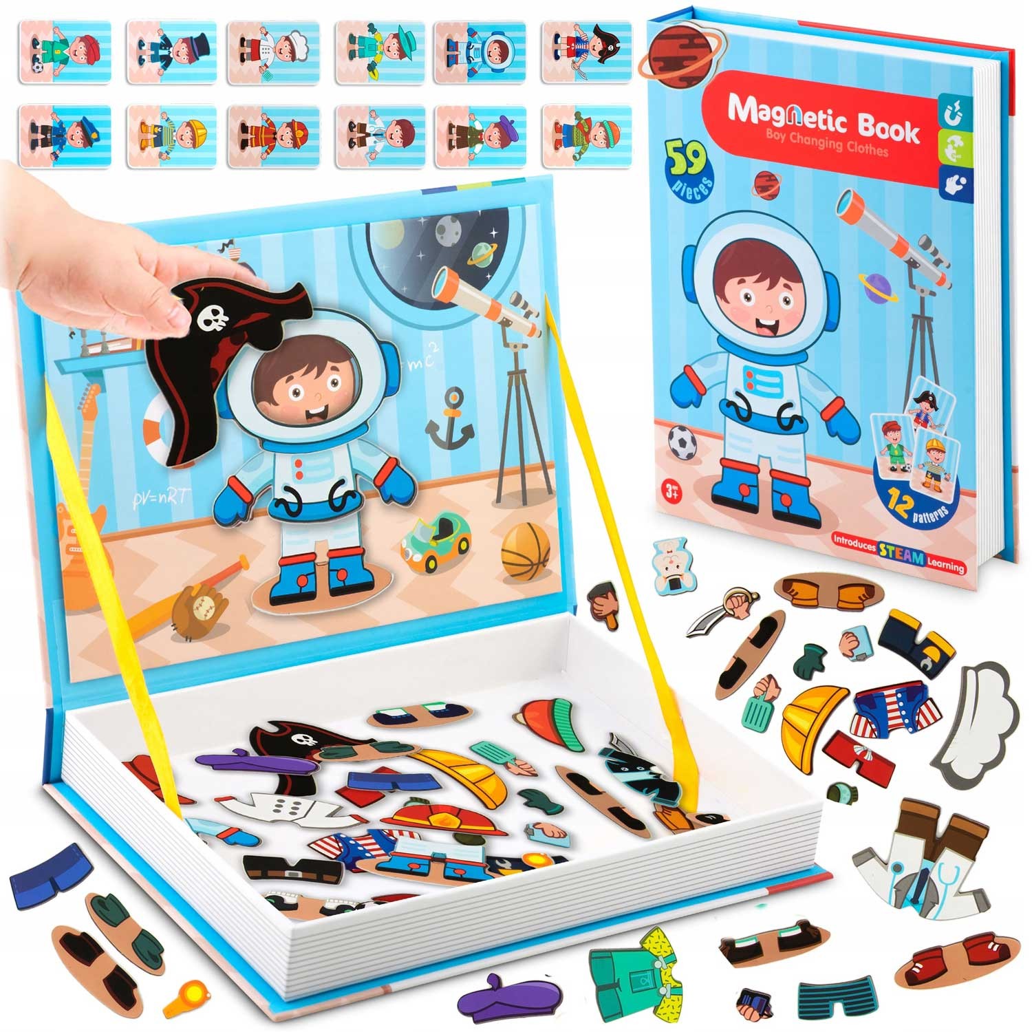 Ricokids Magnetna knjiga RK-770 oblačila