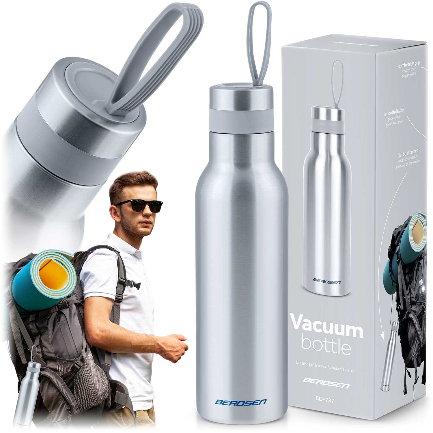 Berdsen Termovka 500 ml BD-787 srebrna