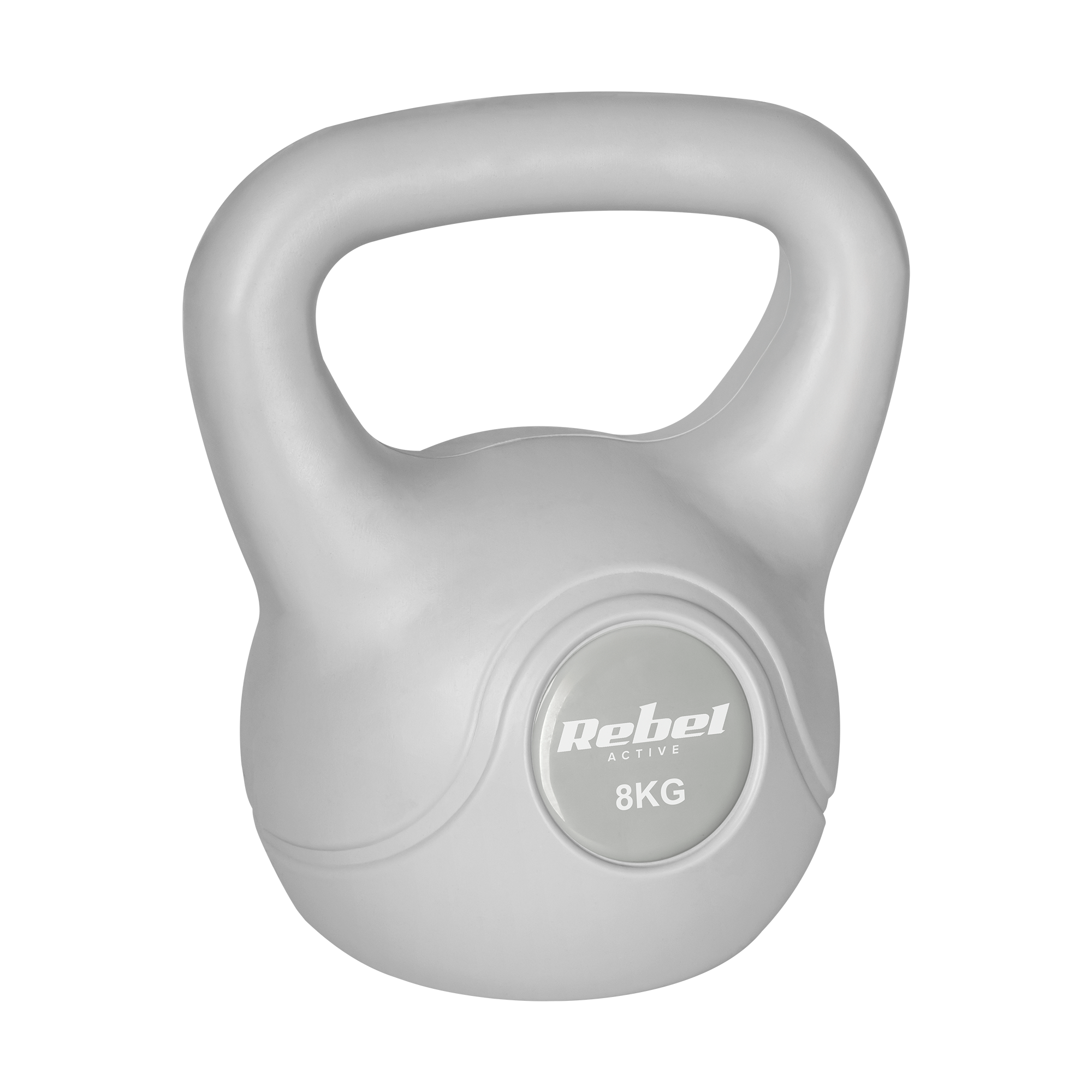 Bitumenska kettlebell 8 kg siva REBEL ACTIVE