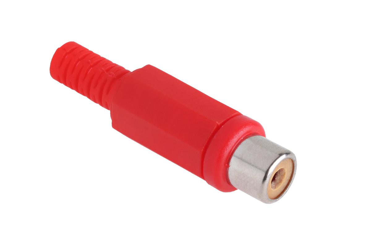 CABLETECH RCA priključek rdeč