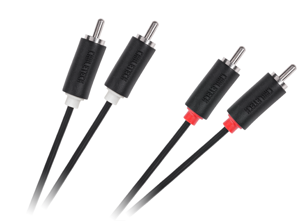 Kabel 2RCA-2RCA 1,8 m Cabletech standard