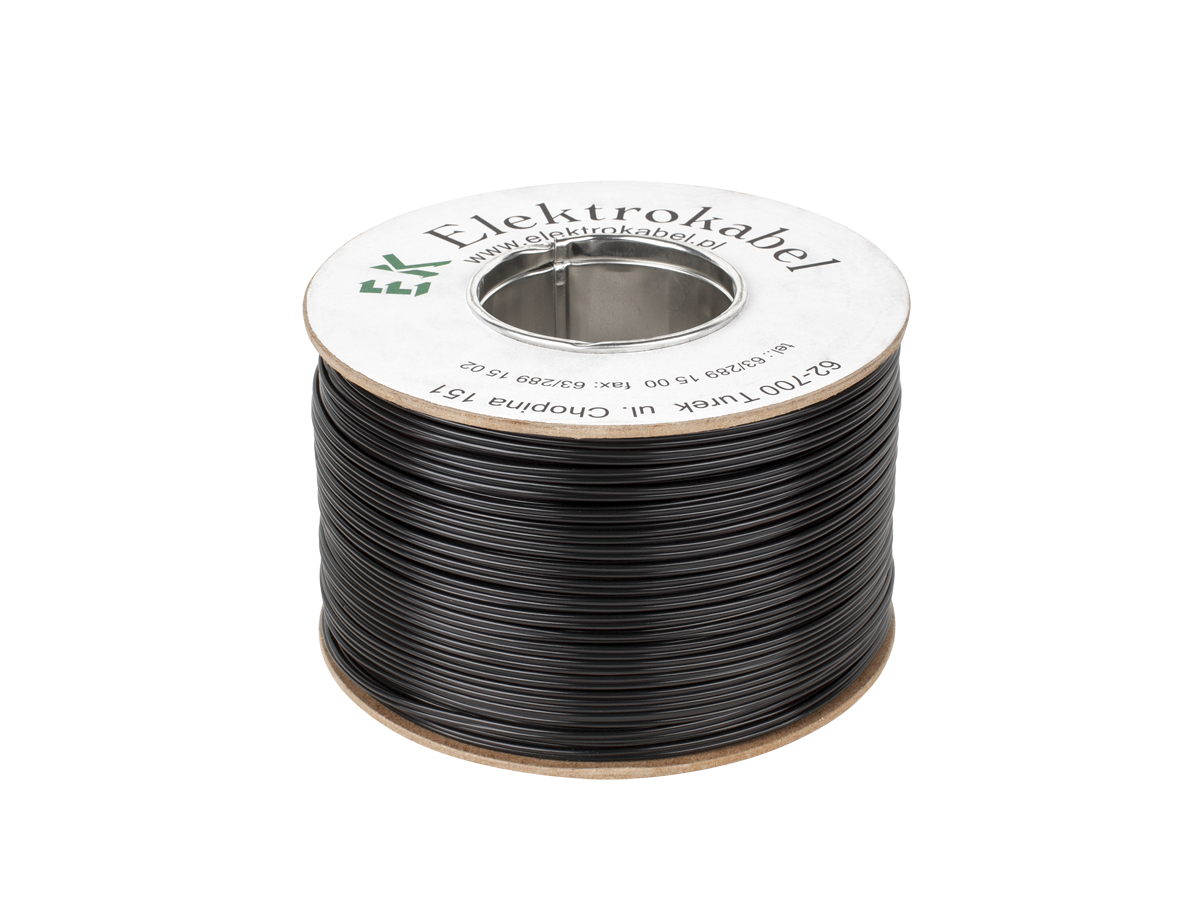 Elektrokabel Zvočniški kabel SMYp 2 x 0,22 mm črn 300 m