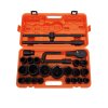 Set udarnih nastavkov 3/4" 12-koten 17-65 mm 26 kosov s kovčkom