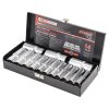 Set globokih nastavkov 1/2" 11-30mm 6-krakih 14 kosov s kovčkom