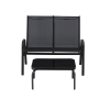 Set vrtnega pohištva s kiosk - črna*6397