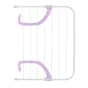 KOPALNIŠKI RADIATOR ZA PERILO 63 x 49 x 17 CM *2818