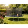 TRAMPOLINA 12FT 374 CM S STOPNICAMI IN NOTRANJO MREŽO *4286
