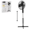 ČRNI STOJNI VENTILATOR 45W *9004