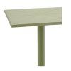 Kvadratna vrtna miza 60 x 60 x 77,5 CM zelena *0992