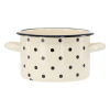 SMALTIRANA POSODA 2 L 16 CM BELE PIKICE *3356