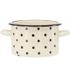 SMALTIRANA POSODA 2 L 16 CM BELE PIKICE *3356