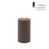 LED SVEČA SIVA 7 X 12,5 CM *9414