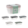 Set 3 ovalnih posodic Trend Box 0,6L *8861