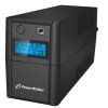 VI 850 SHL FR - UPS vir LCD, 850VA/480W, 2x230V, Line-Interactive - PowerWalker