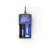 Polnilnik za baterije 18650 2 x Li-ion 3,6V/3,7V LCD