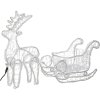 20401 cl1220 renifer swietlny z saniami 312 led M0