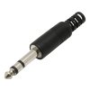 Konektor Jack 6,3 ST plast HQ