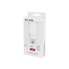Omrežni polnilec s priključkom USB 2,1 A H21A bela