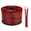 Zvočniški kabel 2x0,50 mm črni/rdeči