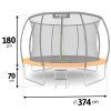 trampolina ogrodowa profilowa 66202