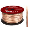 Zvočniški kabel 2x4,00 mm prozoren 25 m