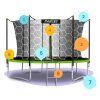 trampolina ogrodowa 12ft 374c 64656