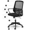 fotel biurowy z mikrosiatki s 50005