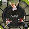 Vrtna trampolina 8ft/252cm z zunanjo mrežo in lestev Neo-Sport