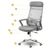 fotel biurowy z mikrosiatki s 44329