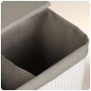 bambusowy kosz na pranie biel 56284