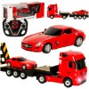 RC avto 1:26 Mercedes-Benz Actros rdeča