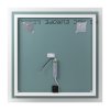 Kvadratno LED ogledalo 80x80 cm, 4000K