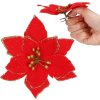 193798 ca0732 ozdoba swiateczna poinsettia 13x13 cm M0